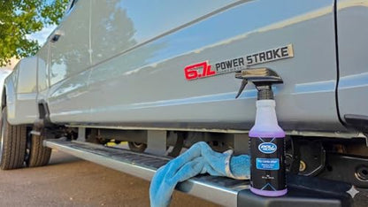 Poli Super Spray® Waterless Cleaner–No Rinse Car, Boat & RV Wash Streak-Free, High Gloss, Non-Abrasive Safe for Gelcoat, Fiberglass, Painted Surfaces, Glass, Plastic, Rubber & Vinyl–Quick & Easy - size: 32 oz