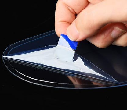 Universal Helmet Shield Anti Fog Film,Clear Visor Lens Insert Fog Resistant 3.7" x 10.7" - 2 PCS - size: 2 PCS UNIVERSAL ANTI-FOG