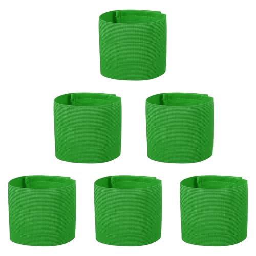 Captain Armbands, Adjustable Leader Arm Bands for Soccer Elastic Team Sport Arm Band-Fitting for Football/Volleyball/Rugby - color: Dark Green