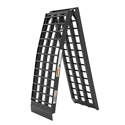 108" x 17.5" Extra Wide Aluminum Folding Single Runner Motorcycle Ramp