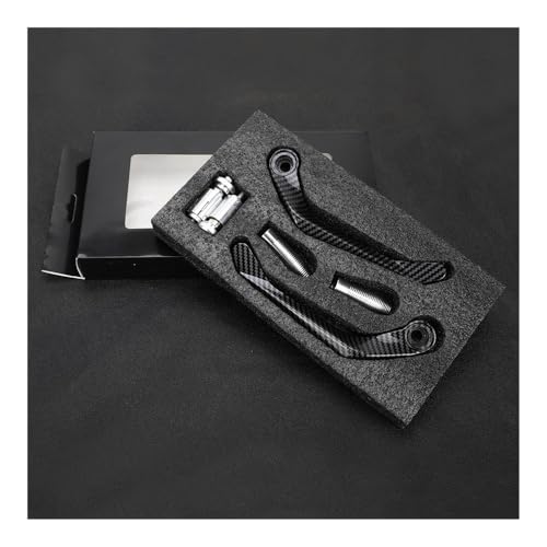 Motorcycle Handlebar Grips Brake Clutch Levers Handle Bar Protector Guard For NINJA For ZX-6R ZX6R ZX636R ZX6RR - color: Silver