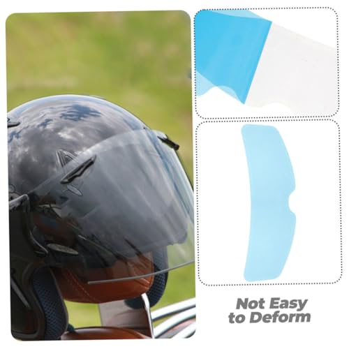 Garneck 2pcs Motorcycle Helmet Rainproof and Film Helmet Film Patch Visor Lens Motorcycle Part
