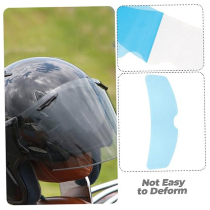 Garneck 2pcs Motorcycle Helmet Rainproof and Film Helmet Film Patch Visor Lens Motorcycle Part