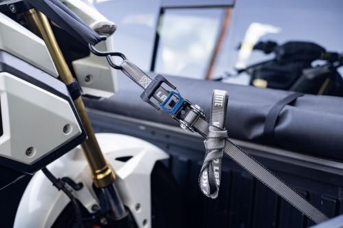 Secure Tite 4-Pack Ratchet Straps, 1' x 12', Vinyl Coated S-Hooks, 500 lbs WLL, 1500 lbs BS