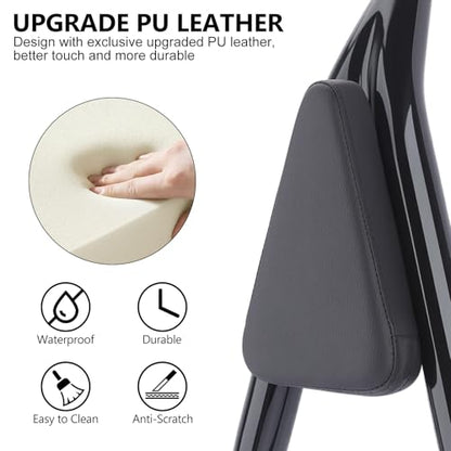 25" Rear Passenger Sissy Bar for Honda Rebel 1100 CMX 1100 Models 2020-2025 Detachable Pointed Motorcycle Backrest Pad, Gloss Black