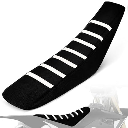 Dirt Bike Universal Seat Cover Non-Slip Gripper Soft Motorcycle Seat Covers for CRF YZF YZ EXC SX KLX KX TTR Most Motorcross Black - color: black