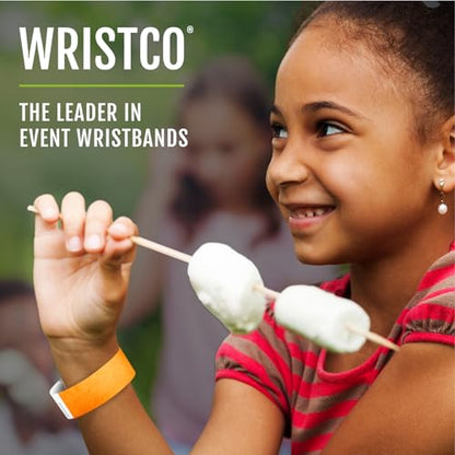 1,000 WristCo Tyvek Deep Metallic Gold Wristbands for Events – Tamper-Proof Design Prevents Reuse – Premium-Grade Bracelets for Hospital & Medical ID, Party, Concert Entry, VIP Identification - color: Deep Metallic Gold