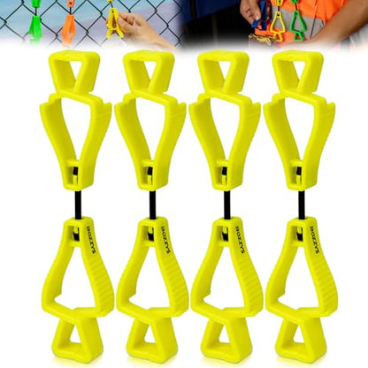 Glove Clips for Work Glove Holders - color: Double Zclip-purple Bd-aj122-4pcs