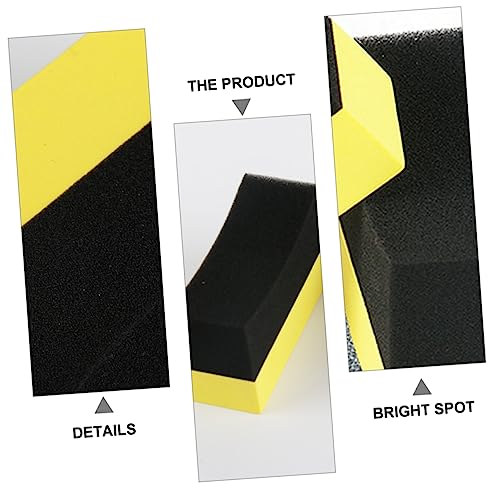 Zerodeko 2pcs Car Cleaning Sponge Durable High Absorbency Scratch Tire Dressing Applicator Pads for Polishing and Detailing for Cars Trucks and Motorcycles