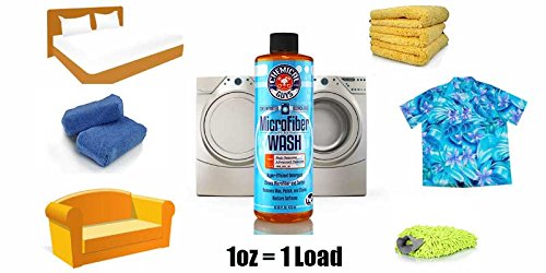 Chemical Guys CWS_201_64 Microfiber Cleaning Cloth & Car Wash Towel Concentrated Cleaning Detergent, 64 fl oz (Half Gallon), Orange Scent - size: 64 Fl Oz (Pack of 1)