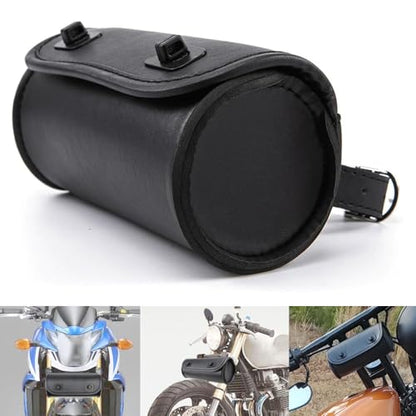 kucehiup Motorcycle Handlebar Bag,Universal Barrel Roll Tool Bag