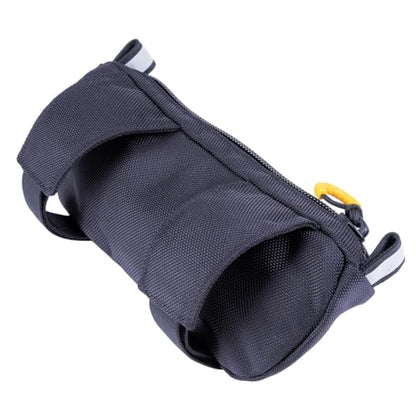 Giant Loop Zigzag Handlebar Bag, 1.5 Liter Black Windshield Pouch, Fits Any Motorbike, Dirt Bike & Snow Bike (Gray) - color: Gray
