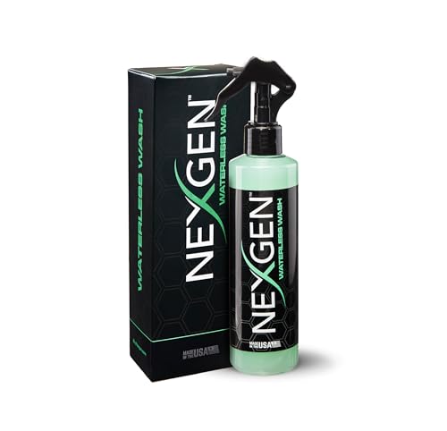 Nexgen Waterless Car Wash (8oz) - Ultimate Waterless Car Cleaner - Scratch-Free and High-Gloss Shine - On-the-Go Car Detailing - Car Cleaning Supplies - Ideal for Cars, Trucks, Boats & More! - size: 8 Fl Oz (Pack of 1)