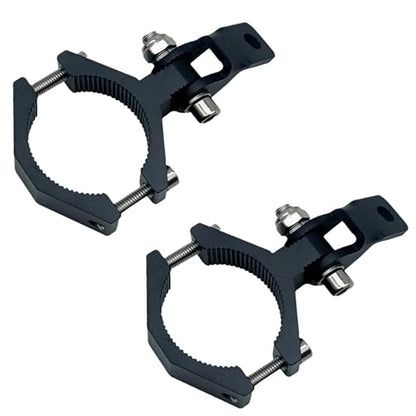 Heavy Duty Motorcycle Light Mount Bracket, Motorcycle Spotlight Bracket, Universal Fit for Motorcycle, ATV, UTV, Truck Auxiliary Lights - 2 Pack (1.25-1.58 INCH) - size: 1.25-1.58 INCH