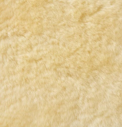 1PC Front Bucket Genuine Sheepskin Car Seat Cover Lambskin Winter Car seat Cushion Lambs Wool Sheep Skin Fuzzy Seat Cover Shearling Car Accessories for SUVs, Saloons and Trucks (Beige) - color: Beige