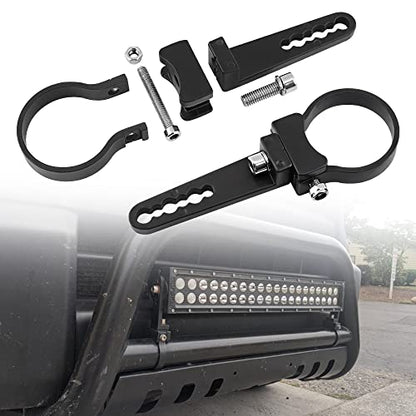 Tube Clamps Mounting Brackets ADTOPI 2’’ Bull Bar Roll Cage Light Bar Mounts for LED Bar Work Lamps Fog Lamps Off Road Lights Fit for UTV ATV Offroad Truck, 2pcs … - size: 2 Inch