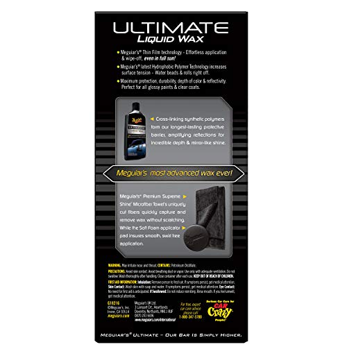 Meguiar's G18216 Ultimate Liquid Wax, 16 Fluid Ounces, 1 Pack - style: Liquid Wax