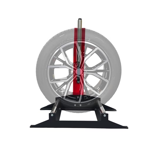 KREFINISH Rolling Wheel Detailing Stand Heavy Duty Wheel Cleaning Stand 360° Rotating Tire Stand for Wheel Rim Cleaning, Ceramic Coating, Polishing Applying Tire Shine & Car Wheel Wash