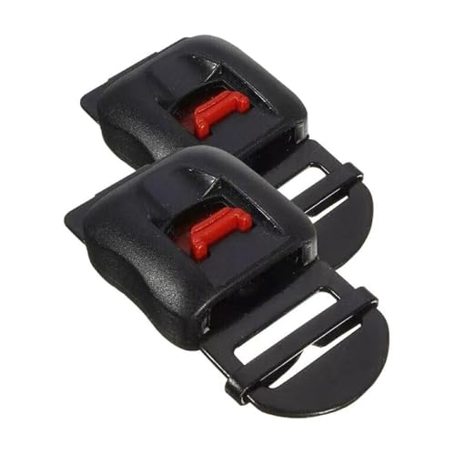 Metal Helmet Quick Release Buckle Helmets Chin Strap Adapter Ratcheted Steel Clip Kit for Motorcycle & Bike 2Pack