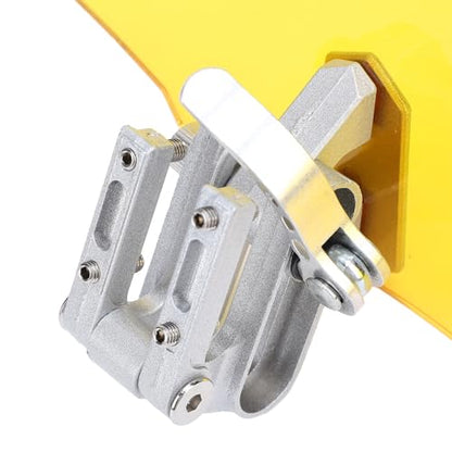 Motorcycle Windshield, Adjustable Windshield Extender, Acrylic Heightened Clip On Wind Deflector Windscreen Extension for Motorbike (Yellow) - size: Yellow