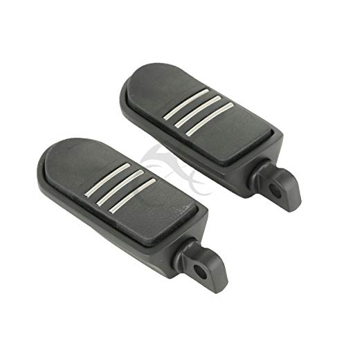 TCMT 32mm 1 1/4" Highway Engine Guard Bar Highway Footpegs Mount Kit Fits For Harley Touring Road Electra Street Glide Road King Dyna Sportster - color: Matte Black, size: Streamliner Footpegs