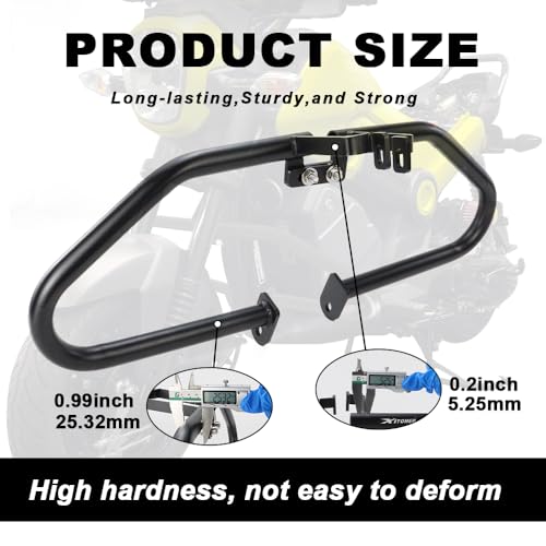 Xitomer Motorcycle Engine Guard Compatible with NAVI 110 2025 2024 2023 2022 Crash Bar Steel Protector Bumper Guards