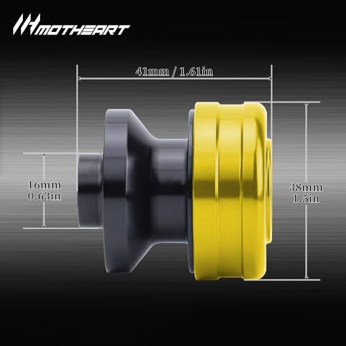 M8 Motorcycle Swingarm Sliders For GSX-R600 1992-2026 GSX-R 600Z 2022-2026 Swingarm Spools CNC Aluminum Heavy-Duty gsx-r 600 600z Accessories (Gold) - color: Gold
