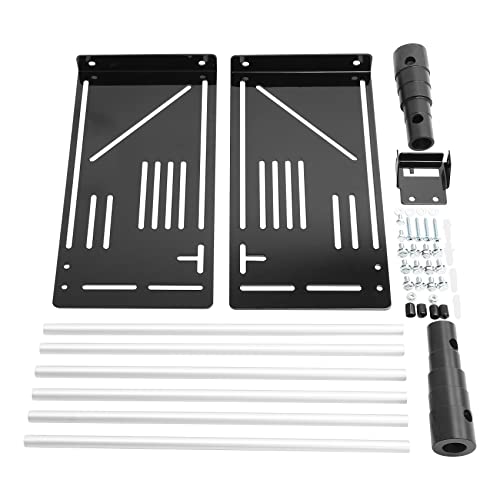 XMT-MOTO Black Wall Mount Storage Rack Fit for Harley Tour Trunk Electra Street Road Glide