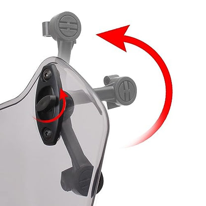 Motorcycle Windshield Extension Adjustable Spoiler Clamp-On For For Z750 For Z800 For V&ERSYS 650 For V&ERSYS 1000