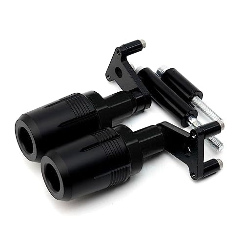 Compatible with 2026 Ninja 500 Ninja 500SE 2025 Z500 SE 2024 Ninja 400 Ninja400 Z400 Z 400 2018-2026 CNC Motorcycle Frame Sliders Crash Pad Falling Protection - color: CNC Black