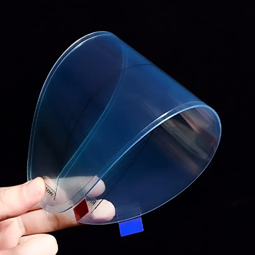 Motorcycle Helmet Visor Anti Fog Film,Helmet Face Shield Anti-fog Insert Film 3.66" x 10.7" | Fog-resistant Clear Visor For Riding in Humid Cold Weather,Easy to Install,No Glue Residue Left,Long-Term Effects,Ride Safe - size: Super Clear - Over 300 Second