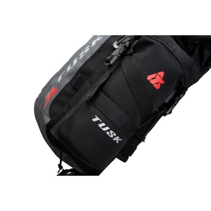 Tusk Excursion Rackless Luggage System w/Small Dry Duffel & Bottle Holders Standard Heat Shield Black/Grey For Honda XR150L 2023