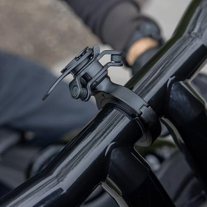 Quad Lock Motorcycle Handlebar Phone Mount PRO - Large with Vibration Dampener and MAG Phone Case for iPhone XR - size: iPhone XR