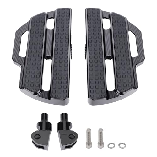 Adjustable Motorcycle Foot Pegs for Honda Rebel 300/500 2017-2025 | Motorcycle Highway Pegs, 360° rotatable with 3 tilt positions, CNC aluminum corrosion-resistant, bolt-on install