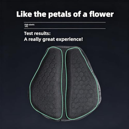 Motorcycle Seat Cushion for Indian Chieftain 2014–2026,Large 3D-Honeycomb Structure Shake Rider Cushion TPE Shock Absorption and Breathable for Long Rides