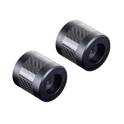 Advanblack Protek Machined CNC Alumium with Carbon Fiber Inlay Crash Bar Slider (Black CNC w/Carbon Inlay) - color: Black CNC w/ Carbon Inlay