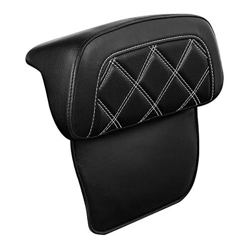 Razor Chopped Pack Backrest Pad Fits For Harley Touring 2014-2023 Tri Glide Road King Street Glide Road Glide Electra Glide Pack - color: Style D# 3