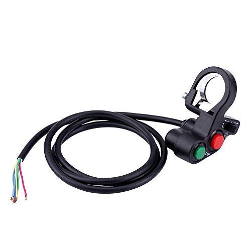 Motorcycle Handlebar Switch,Motorbike 22mm(7/8inch) Handlebar Switch Motorcycle Headlight Turn Light Horn On/Off Push Button