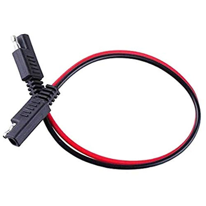 5 Pack 12" 12 Gauge 2 Pin Quick Disconnect Polarized Wire Harness, 12 Inch Heavy Duty SAE Connector Bullet Lead Cable, for Motorcycle Car Tractor