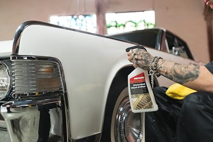 Mothers California Gold Waterless Wash & Wax, 24 oz. — Quick & Easy Car Care Without Water, Spray On & Wipe Off Ultra-Slick Formula Safely Removes Dirt & Grime Scratch-Free (05644) - size: 24 Fl Oz (Pack of 1)