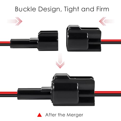 8Pcs 2 Pin Waterproof Connector Electrical Wire Plug Car Auto 2 Way Male Female Quick Disconnect Harness Connectors Plug Socket for Car Truck Motorcycle Marine Boat and Other Wire Connection - size: 8pcs 2 pin