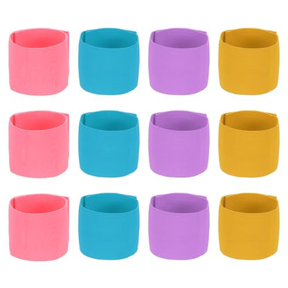 Soccer Captain Armband Elastic Wrist Arm Bands Adjustable Player Team Leader Anti-Slip Badge Sports Accessories - color: Cotton Candy