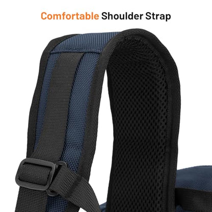 Oumurs Motorcycle Helmet Backpack 50L, Blue Water-resistant 1680D Oxford Fabric, Expandable, Reflective, USB, Large Capacity, Long Distance Travel Backpack - color: Blue
