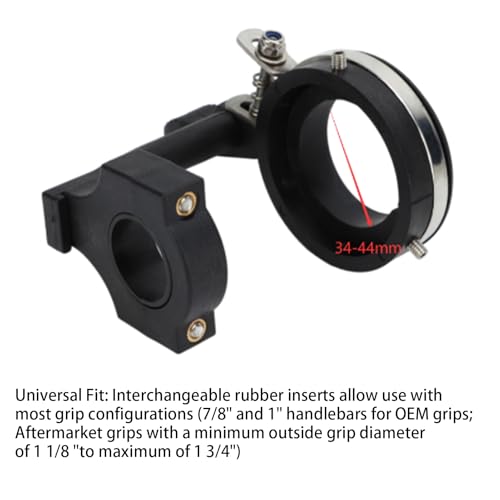 Acouto Motorcycle Throttle Lock for R1200GS R1250GS, Motorcycle Throttle Lock Assist Clip 22mm Handlebar Motorcycle Control Throttle Lock
