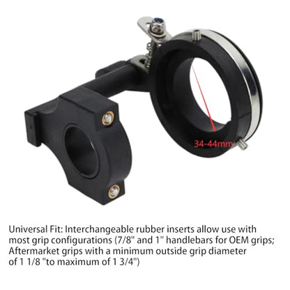 Acouto Motorcycle Throttle Lock for R1200GS R1250GS, Motorcycle Throttle Lock Assist Clip 22mm Handlebar Motorcycle Control Throttle Lock