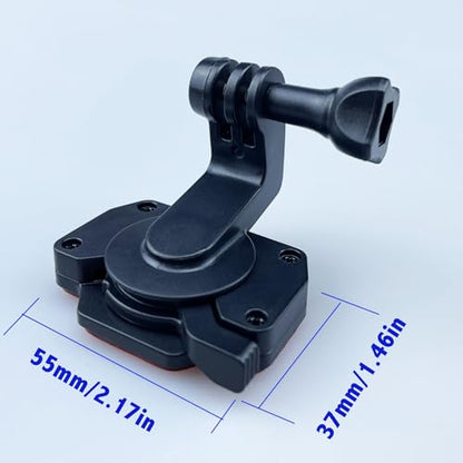 Action Camera Helmet Mount Holder Universal Self-Adhesive Sticky Mounts for Gopro Hero DJI Osmo Insta 360 Sjcam Waterproof Underwater Camera Motorcycle Helmet Bike Helmets Skateboard Helmets