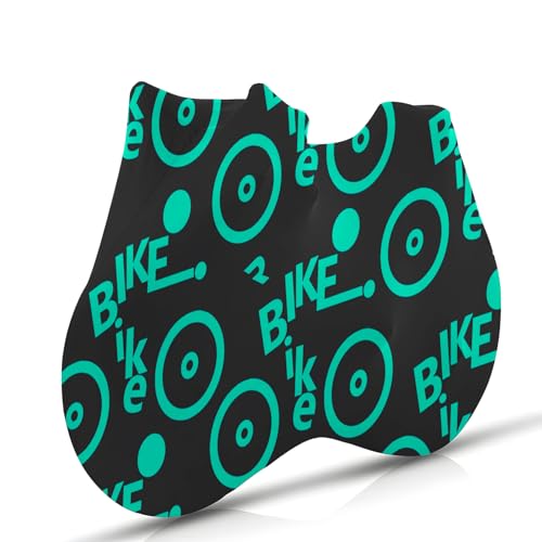 Bike Cover with 5 Zippers, Anti-Scratch Bicycle Storage Guard for Apartment & Garage, Fits Wall Hangers & Car Racks, Dust-Proof Full Protection for Most Bikes (Green) - color: Green