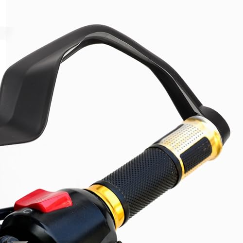 1 Pair Motorcycle Lever Guards Brake Clutch Lever Protector with Impact Resistant Plastic and Metal Construction for Universal Fit on Motorcycles