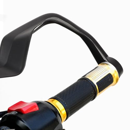 1 Pair Motorcycle Lever Guards Brake Clutch Lever Protector with Impact Resistant Plastic and Metal Construction for Universal Fit on Motorcycles