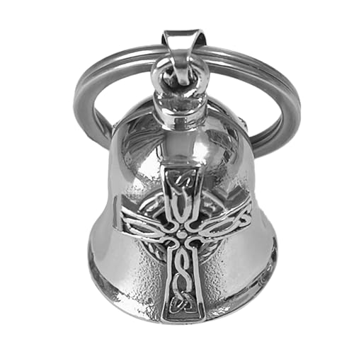 Protective Metal Accessory - Motorcycle Bell, Unique Legend Biker Riding Bell Hanger | Keychain Motorcycle Bells with - color: Keychain